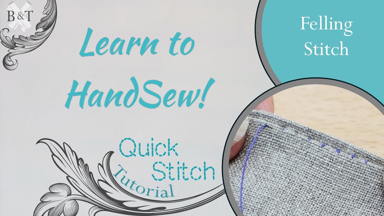 Learn to Hand Sew: Felling Stitch