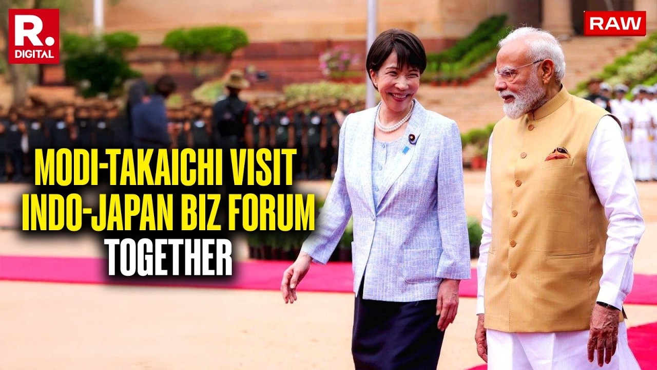 India-Japan Annual Summit 2026: PM Modi And PM Sanae Takaichi Visit Business Forum Together
