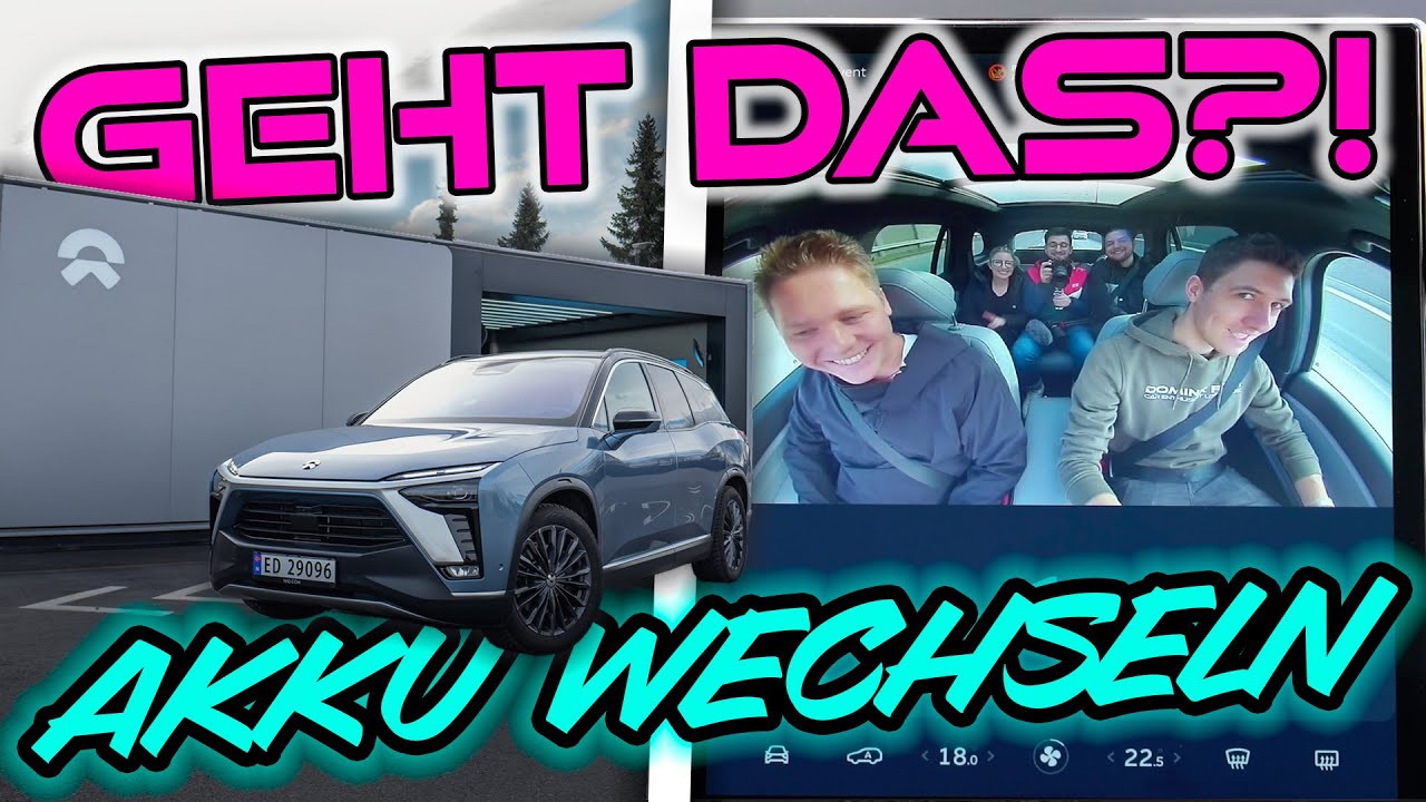 Ist AKKU TAUSCHEN die Zukunft von E-Autos?! 🔋😱 | Nio ES8 | Oslo Vlog 🇳🇴 | Dominik Fisch