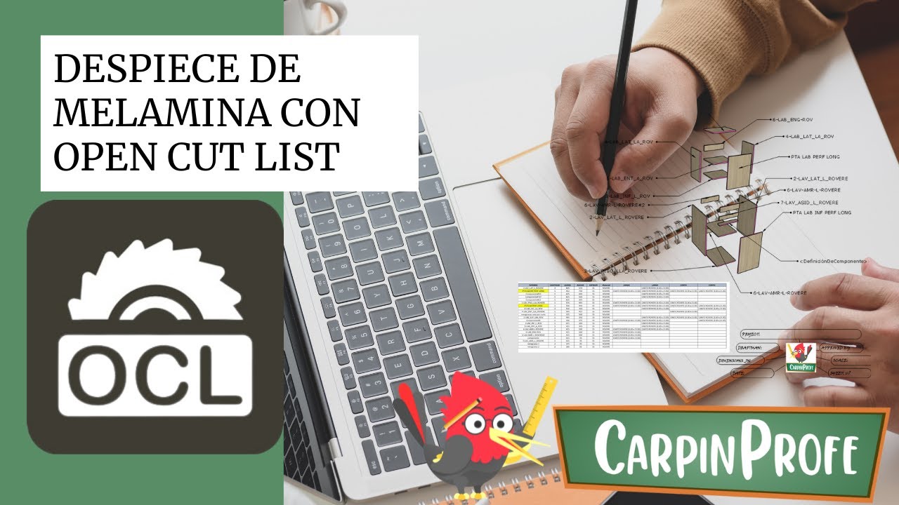 TUTORIAL OPEN CUT LIST: Despiece de muebles de Melamina con el Plugin Open Cut List para Sketchup