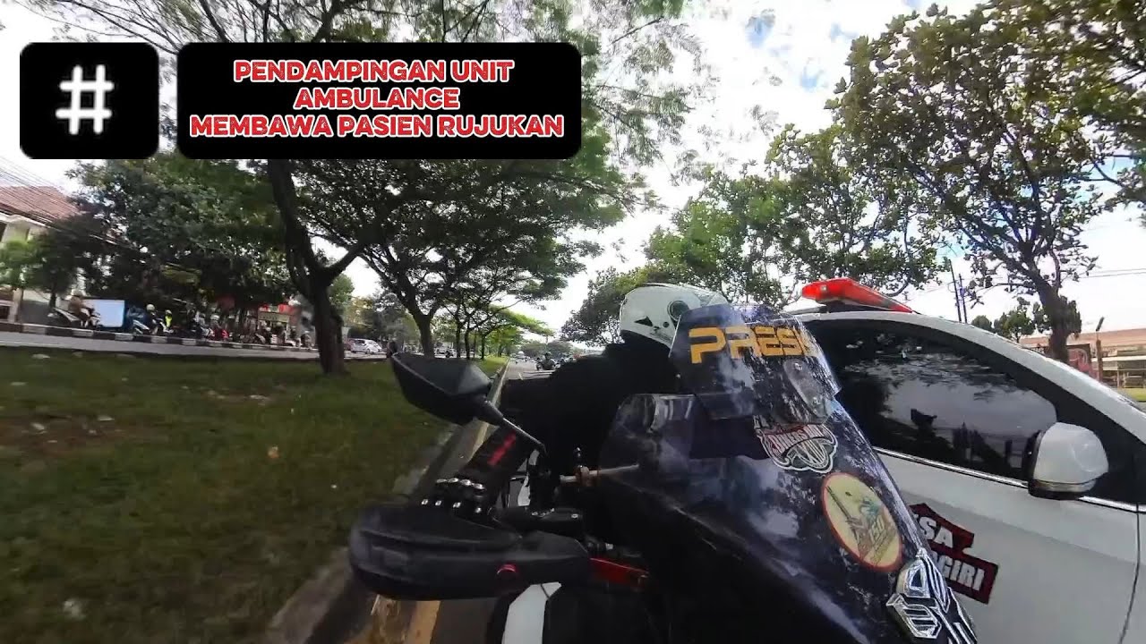 ADA RELAWAN ASAL LUAR NEGRI || PENDAMPINGAN AMBULANCE MEMBAWA PASIEN RUJUKAN
