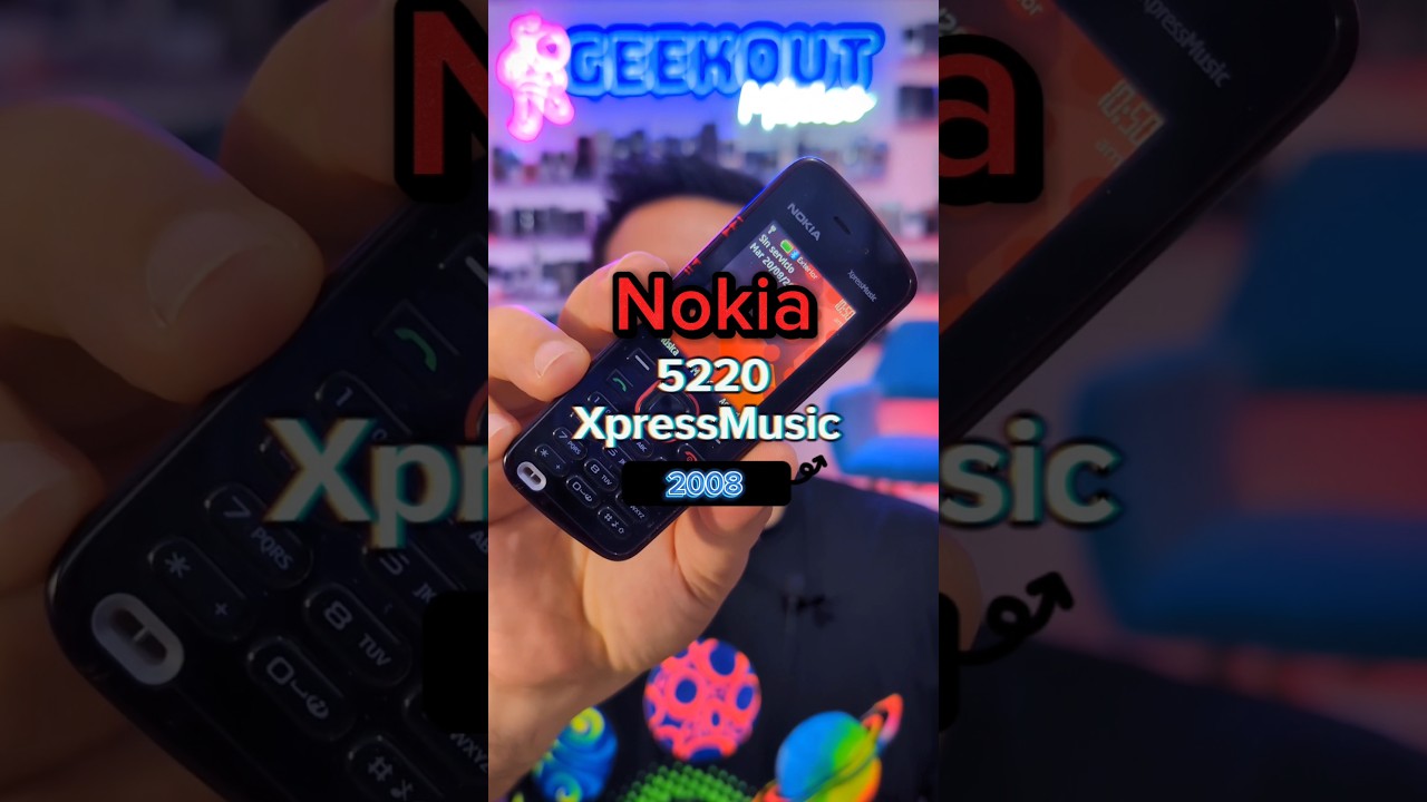 Nokia, 5220 XpressMusic, 2008 #nokia #5220 #basic #retrotech #celulares #rese&ntilde;a #xpressmusic