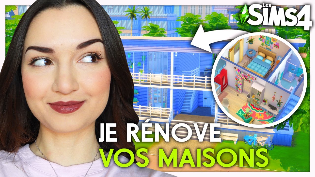 4 Appartements à rénover ! 🥰 Je rénove VOS maisons | Sims 4
