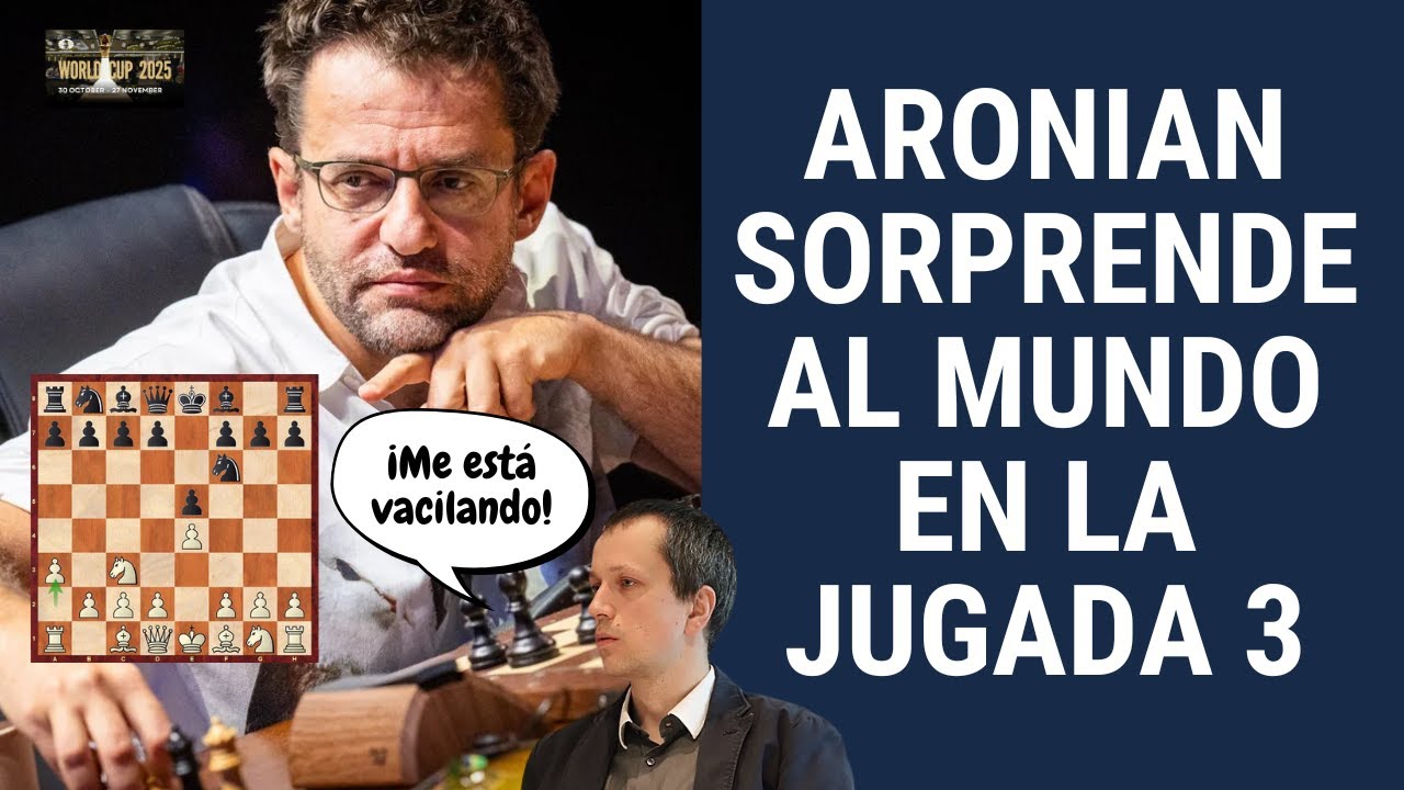 Increíble maniobra de Aronian en la FIDE World Cup 2025
