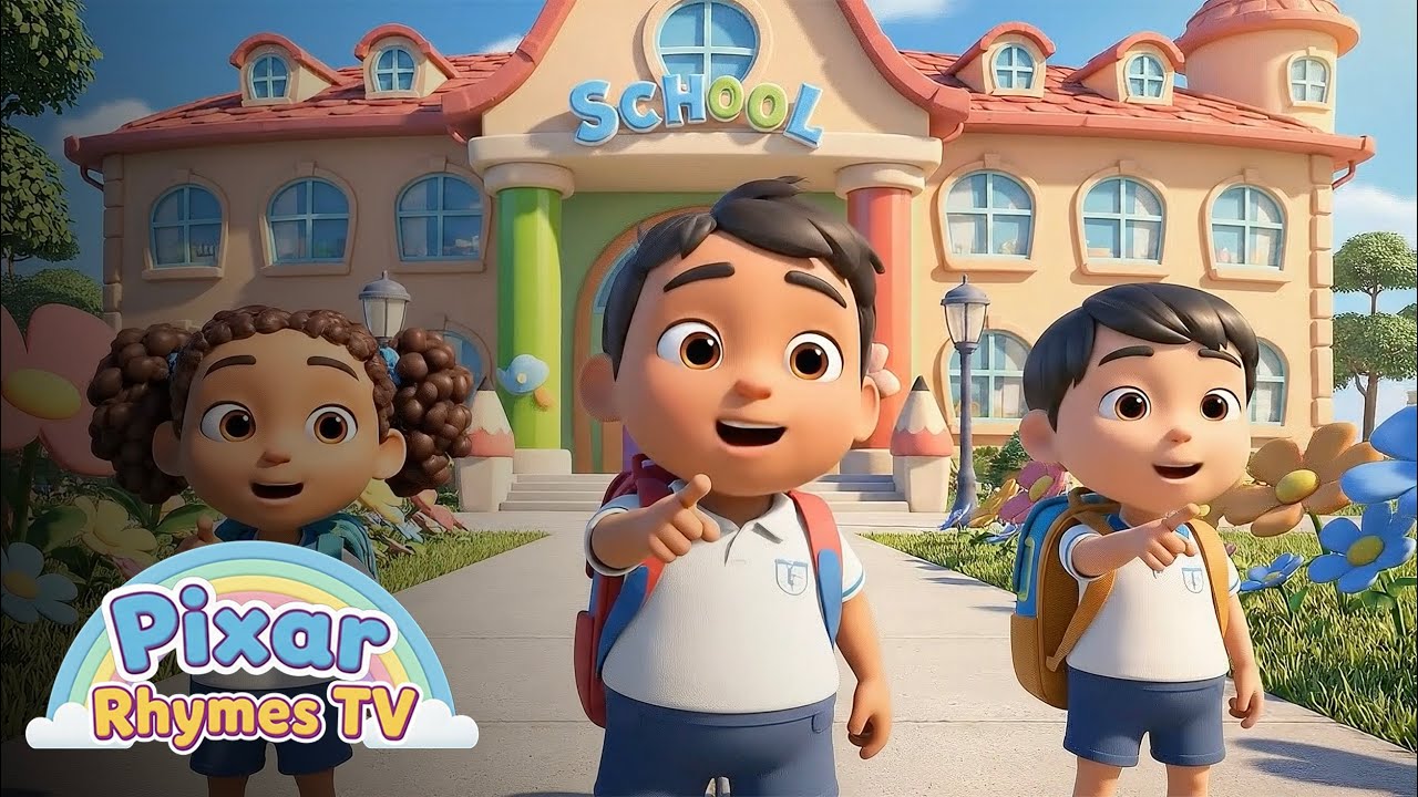 Little Star First Day at School | @PixarRhymesTV | Baby Songs & Nursery Rhymes