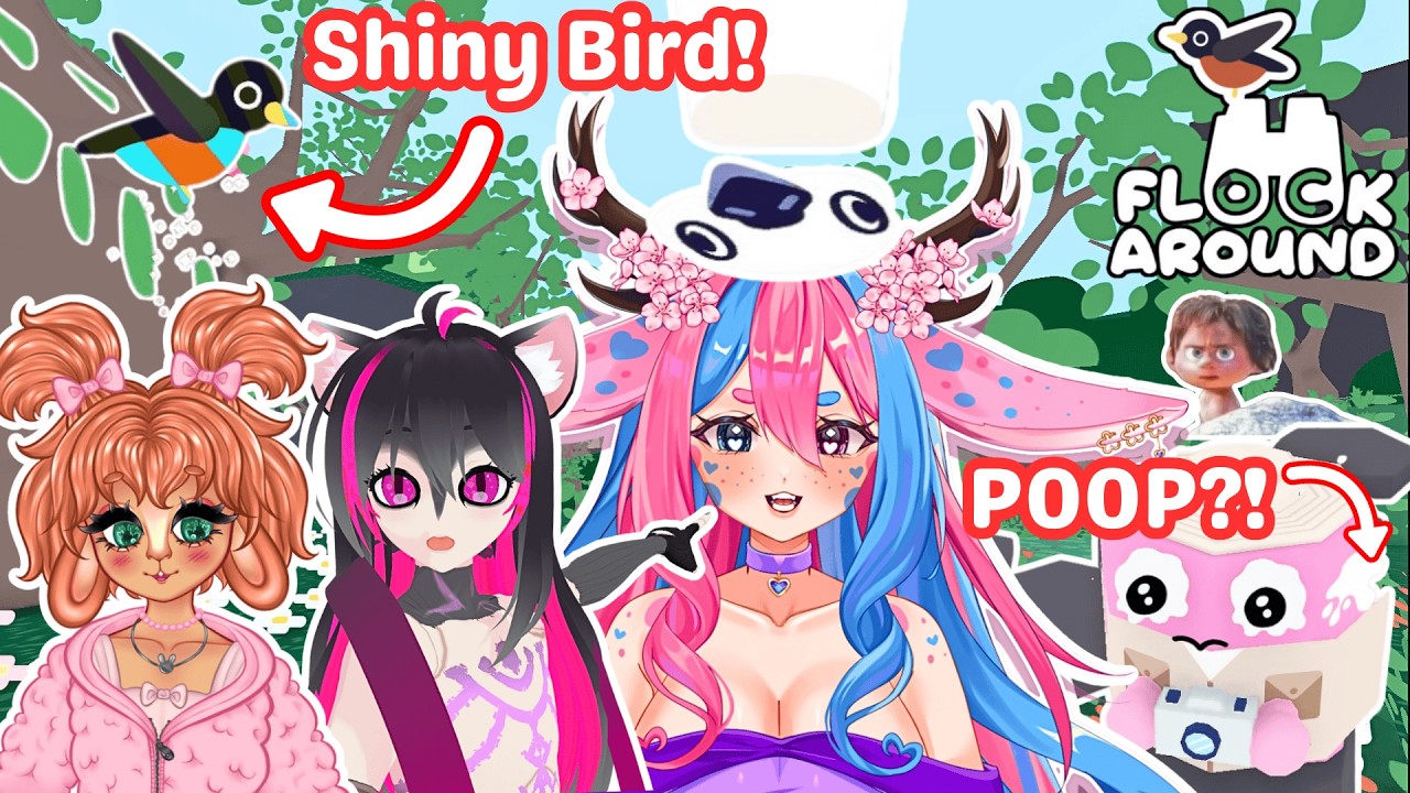 Birding together! ૮ ․ ․ ྀིა | with @madrifkaito7795  @LadyBunnBunn  @Paradollical  | (VOD)