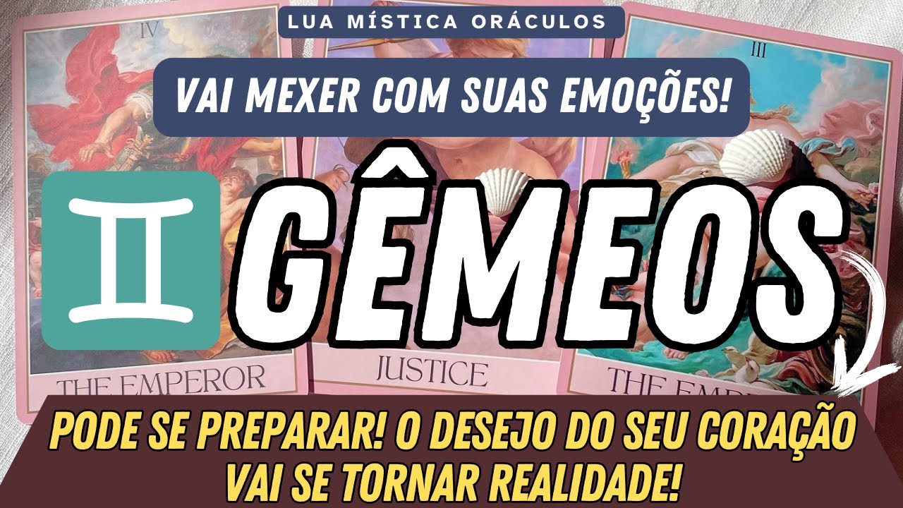 GÊMEOS ♊️ PODE SE PREPARAR! O DESEJO DO SEU CORAÇÃO VAI SE TORNAR REALIDADE!