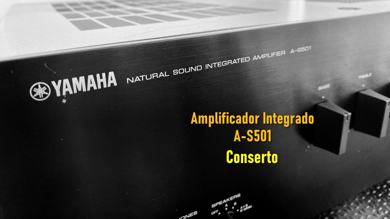 Yamaha Amplificador Integrado A-S501