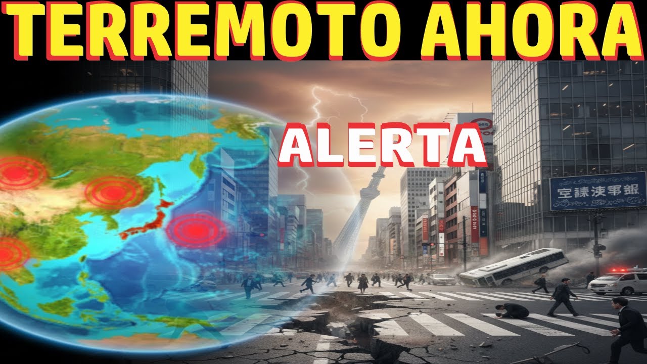 TERREMOTO AHORA JAPÓN ZONA EN PELÍGRO DE MEGATERREMOTO SIGUE EL ENJAMBRE EN CALIFORNIA SISMO MÉXICO