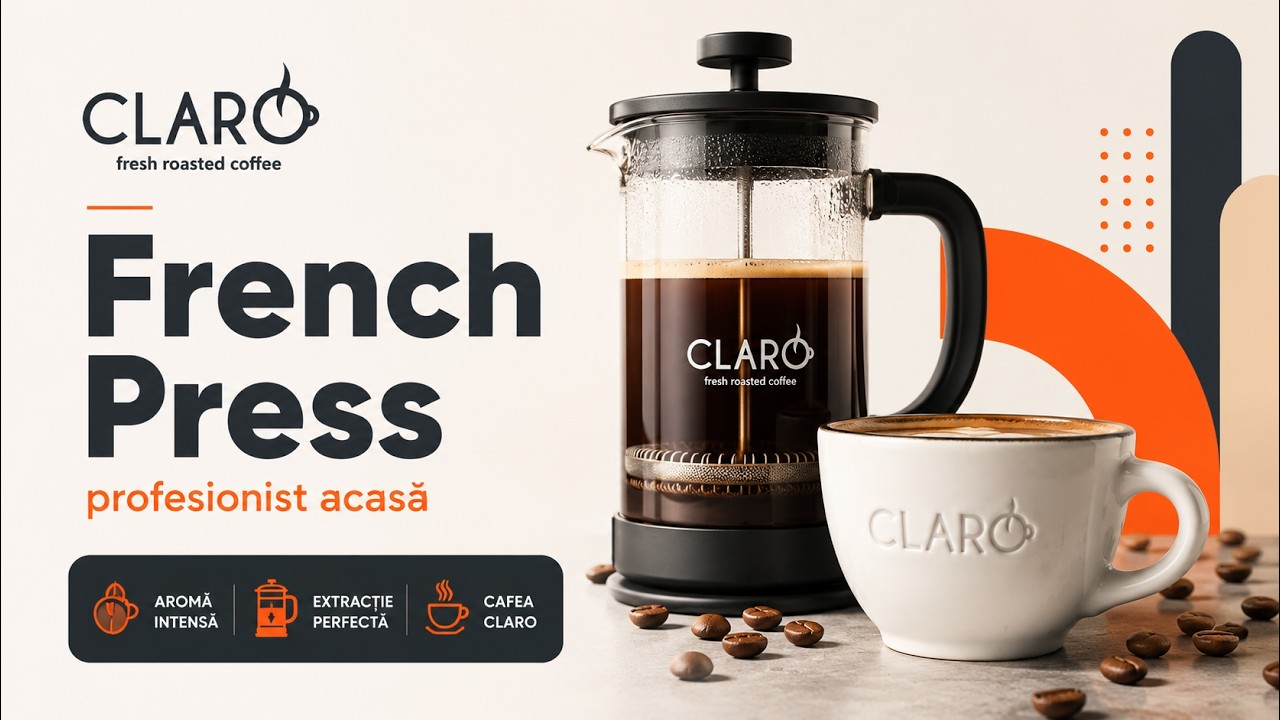 Cum să faci cafea cu presa franceză (French Press) ca un profesionist ☕️ ☕️ ☕️
