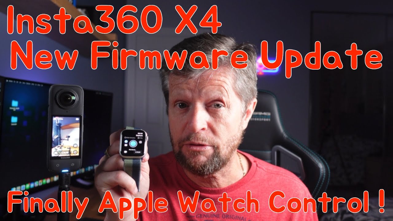Insta360 X4: New Firmware with Apple Watch Control