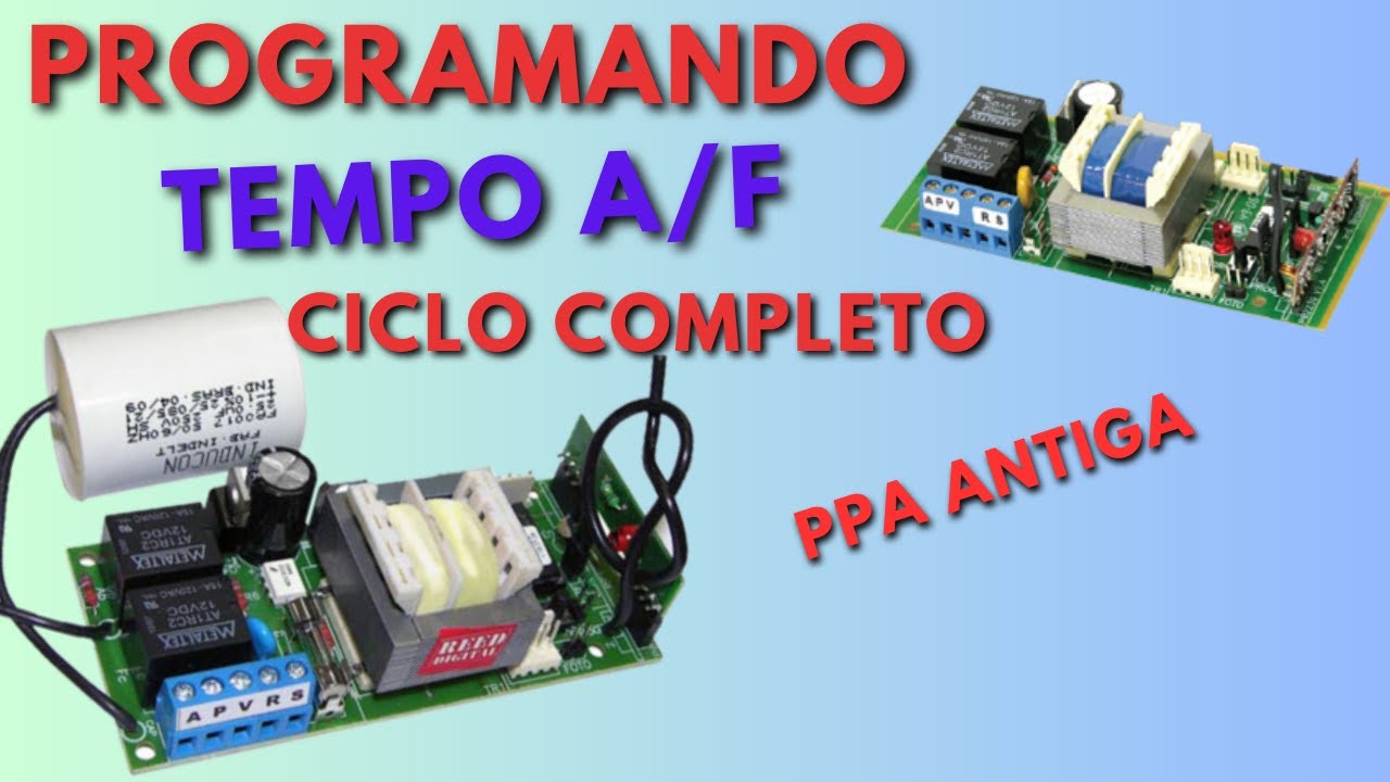 PPA facility antiga programação ciclo completo tempo A/F.