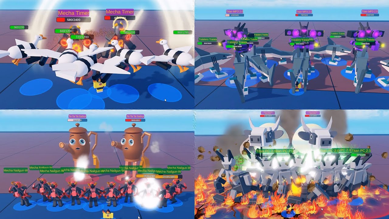 Brainrot VS Mecha Part 6 [Roblox]