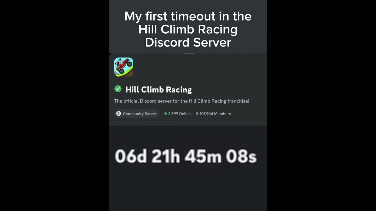 first timeout in hcr discord server #shorts