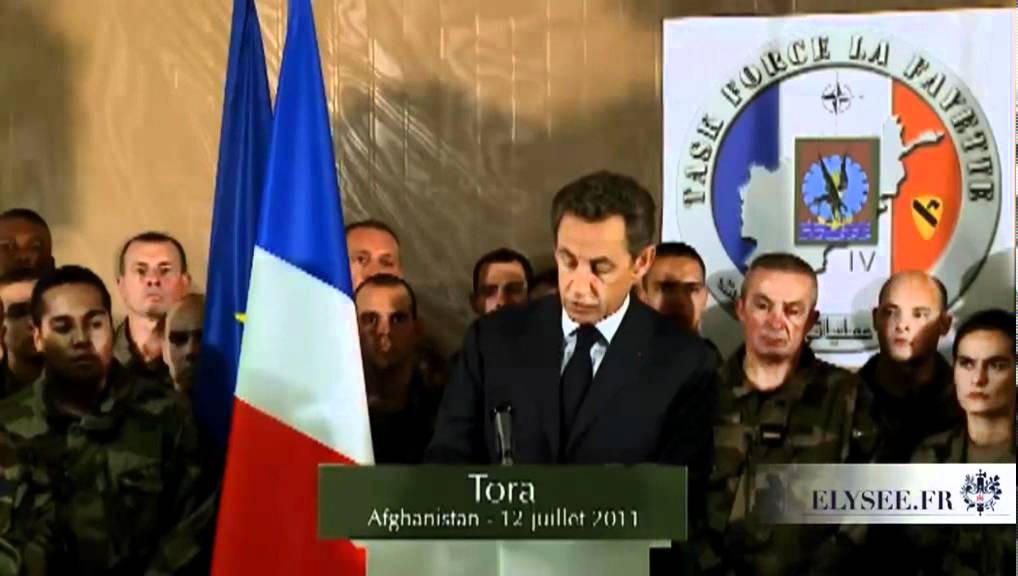 N. Sarkozy s'adresse aux soldats français en Afghanistan