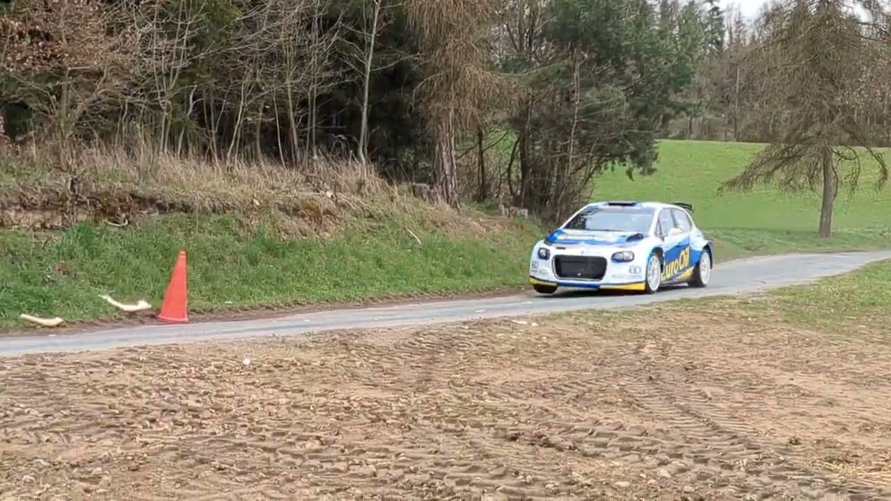 Předsezonní test Václav Pech Citroen C3 Rally2