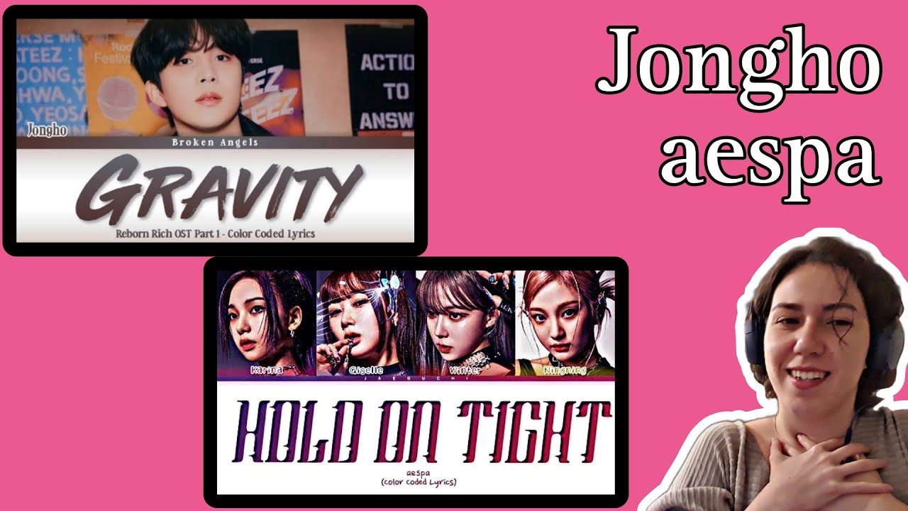 Jongho (ATEEZ) - Gravity [Reborn Rich] / aespa - Hold On Tight [Tetris] | TEPKİ