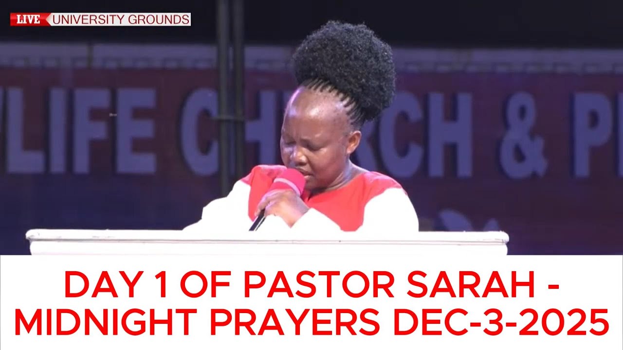 PASTOR SARAH - KUSANYA KUSANYA  DAY 1 OF 12 DAYS  - MIDNIGHT PRAYERS - DEC -3-2025