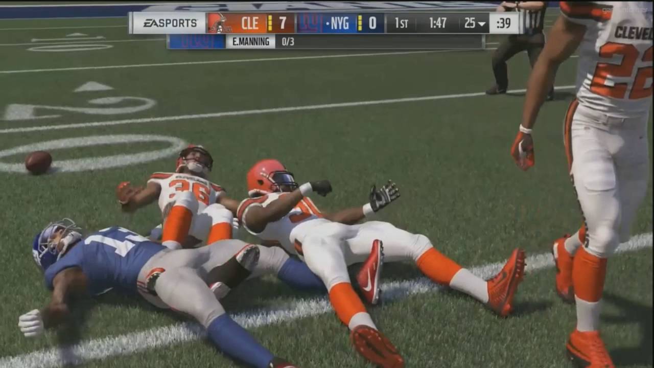 Madden NFL17 - Aggressive Catch Test Gameplay