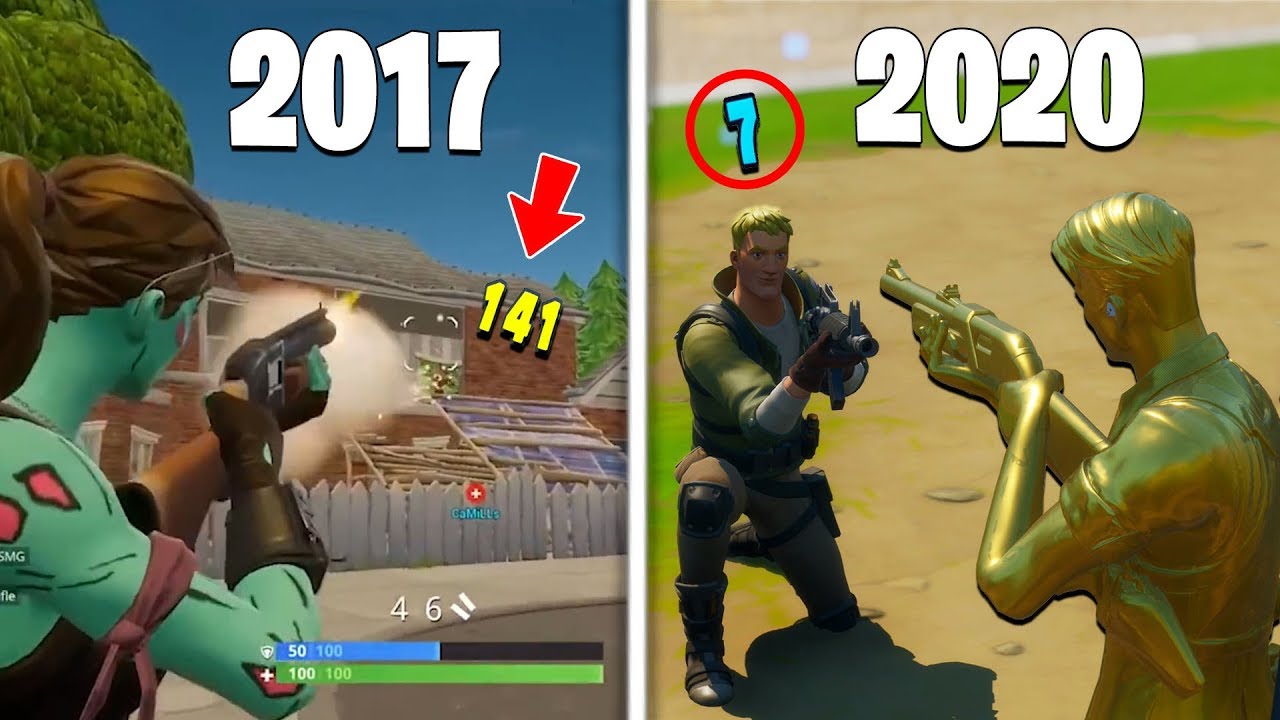 Evolution of Fortnite's Pump Shotgun... (2017-2020)