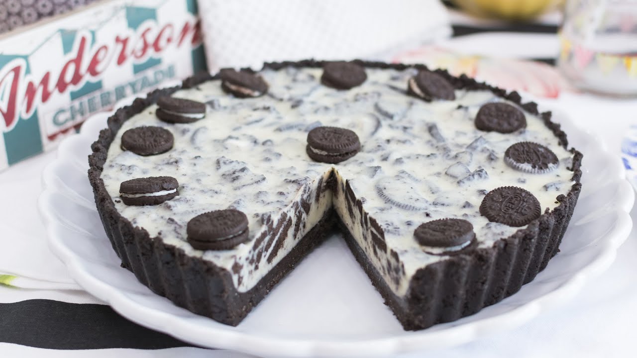 Tartaleta fría de galletas Oreo - Receta - María Lunarillos | tienda & blog