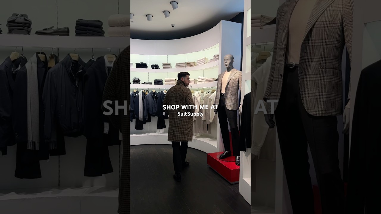 Come Shop With Me At SuitSupply 👔 | #mensstyle #menfashion #menswearstyle #clothes #shopping