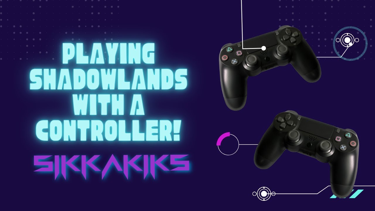 Leveling in Shadowlands with Playstation Controller DS4 - World of Warcraft