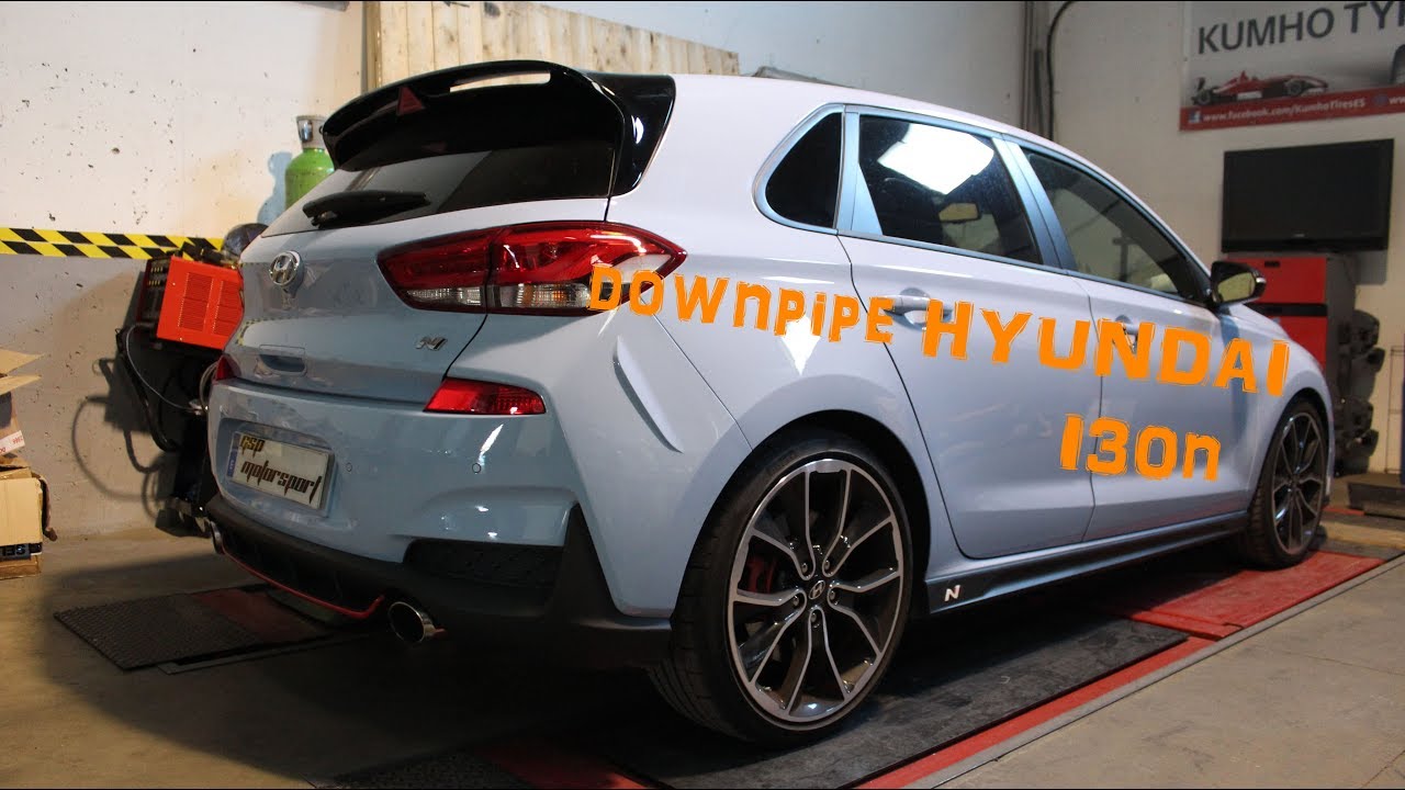 Hyundai I30n Downpipe SOUND!!