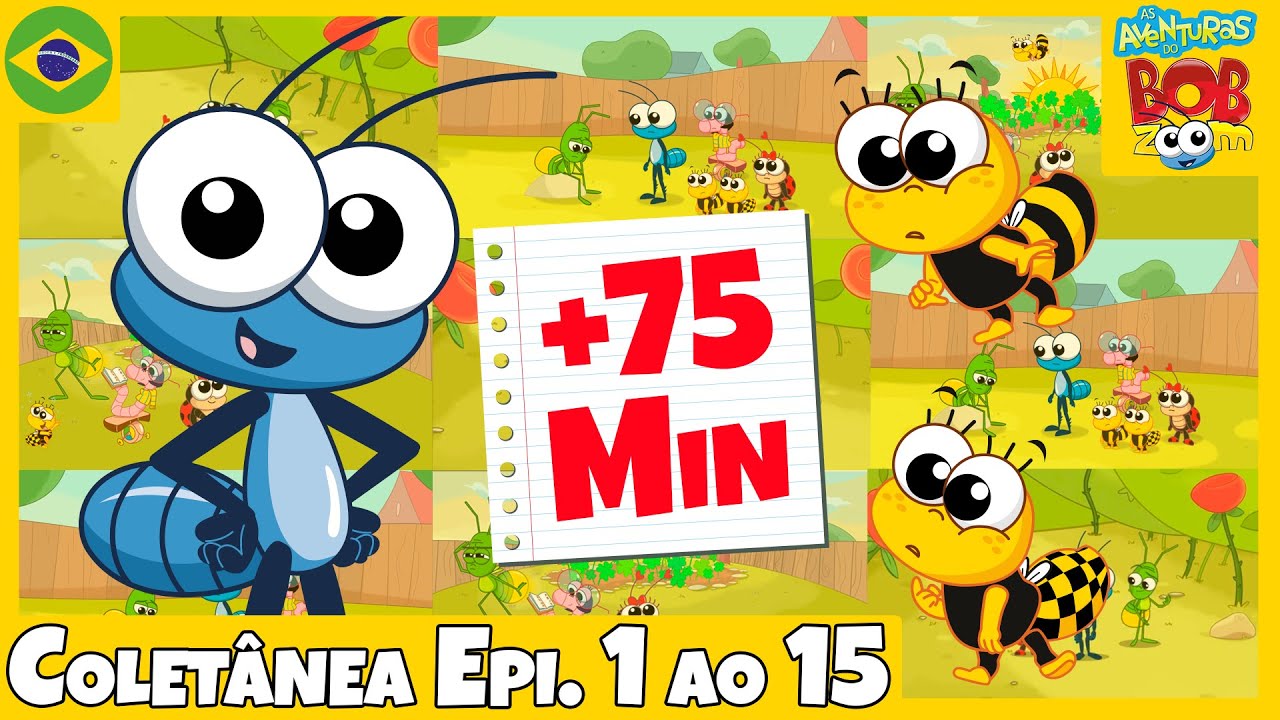 Coletânea do Bob Zoom Episódios 1 a 15 | Video Infantil Musical Oficial | @Bob Zoom