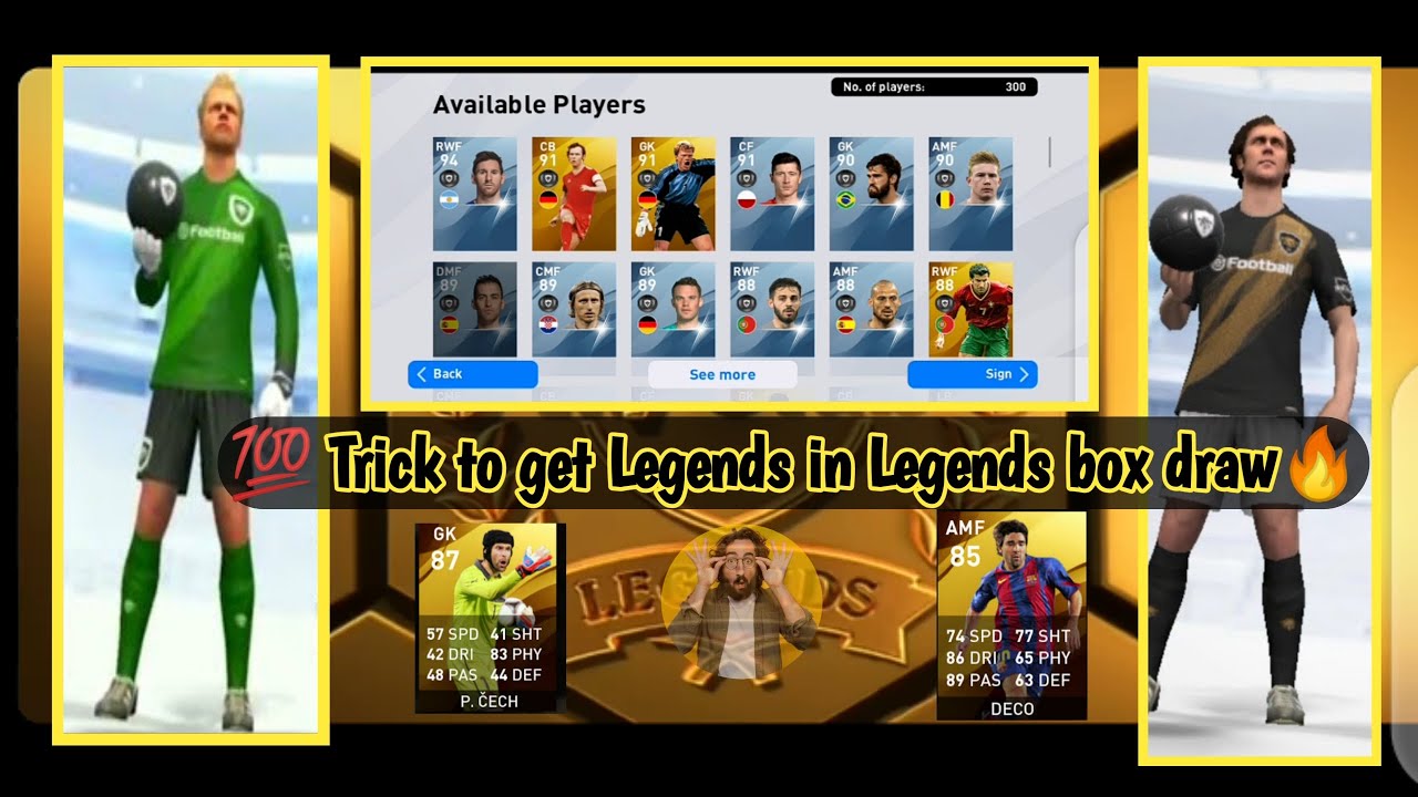 TRICK TO GET LEGENDS IN LEGENDS BOX DRAW-WORLDWIDE CLUBS🔥||PES 20 MOBILE