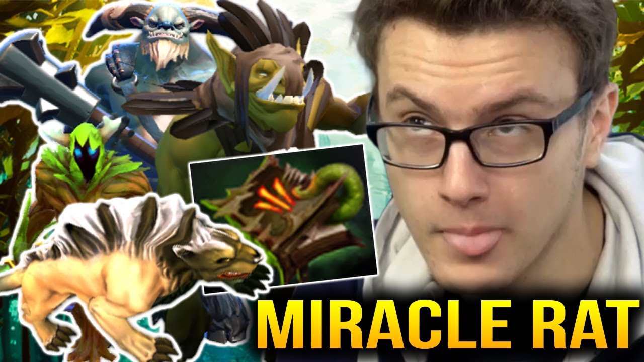 Miracle- Beastmaster Try Super Rat Build Dota 2