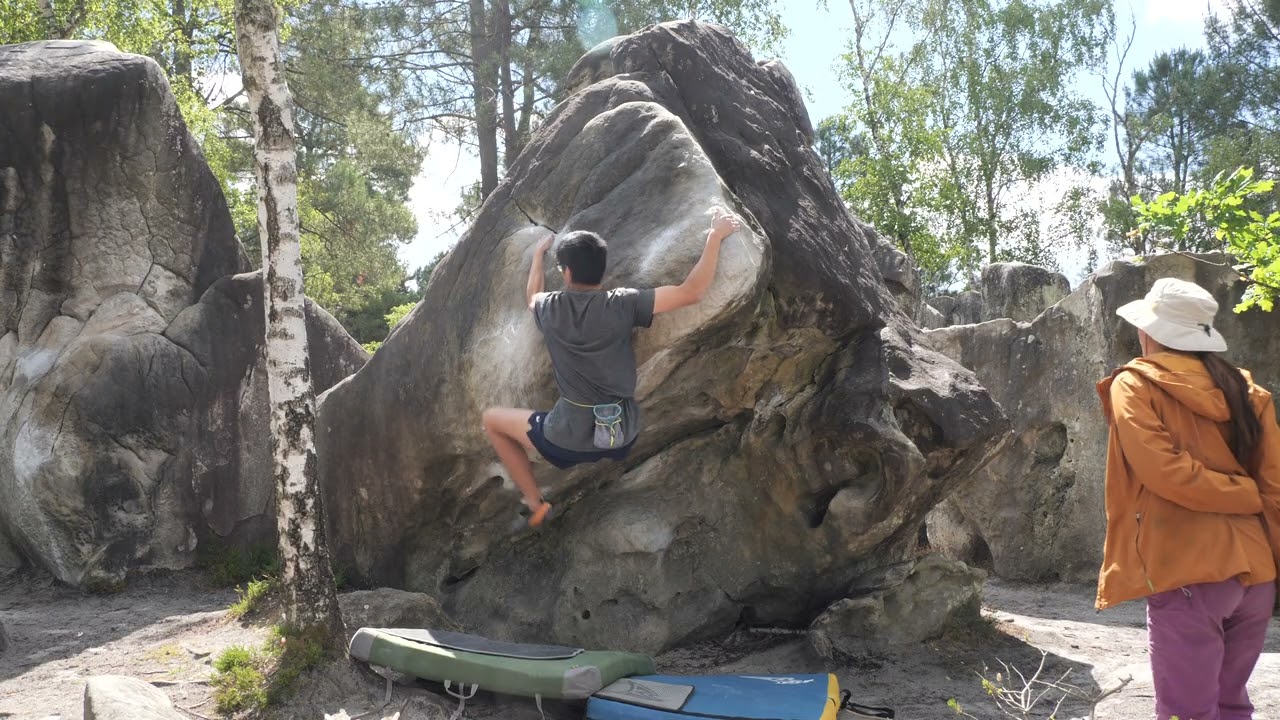 7A+ - La Sous Plomb || 91.1 || Fontainebleau Bouldering