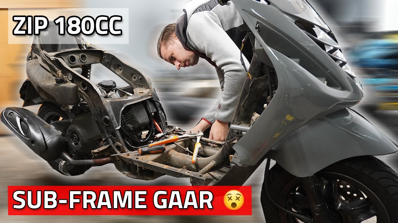 ZIP 180cc Project | Deel #2 | Subframe zip 4t repareren