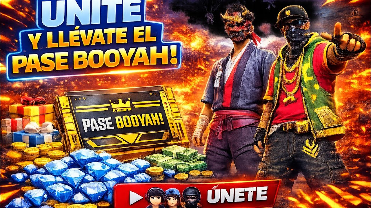🚨 ¡ÚNETE Y GANA EL PASE BOOYAH GRATIS! 🔥💎!
