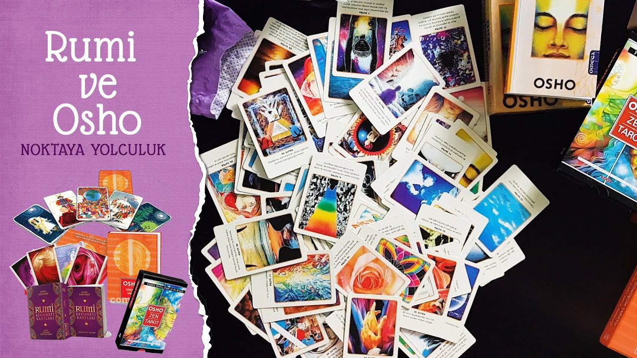 Rumi tarot  ve Osho Destelerini Anlatmadan olmaz di mi?🥰