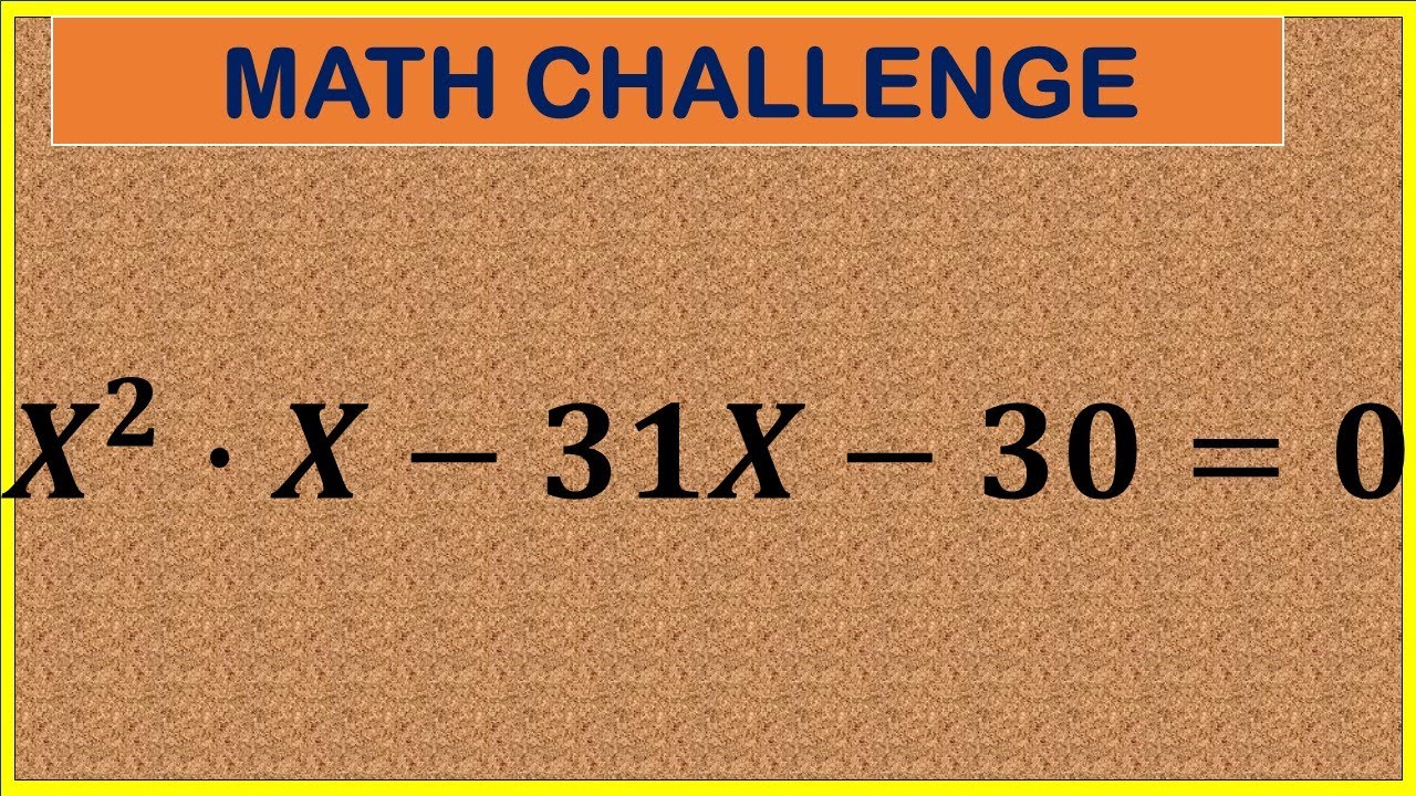 Germany| A Very Nice Math Olympiad Question| Solve for x