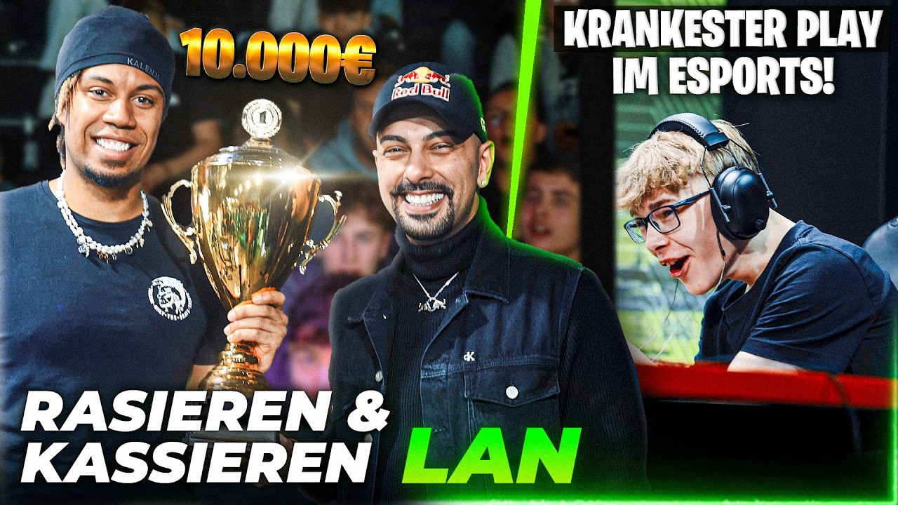 EINE NEUE LEGENDE WURDE GEBOREN! 😱 | 10.000€ RASIEREN & KASSIEREN LAN w/ @SidneyEweka