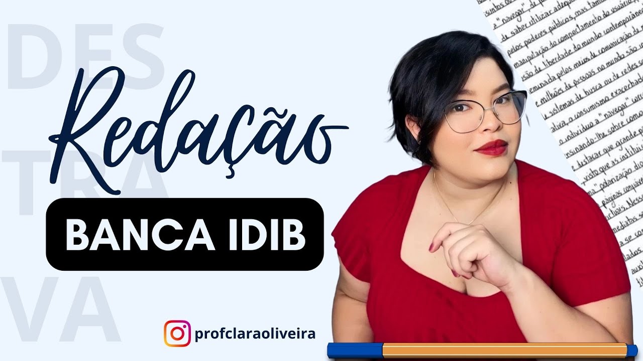 📚Reda&ccedil;&atilde;o IDIB - Aprenda com essa CORRE&Ccedil;&Atilde;O✏️