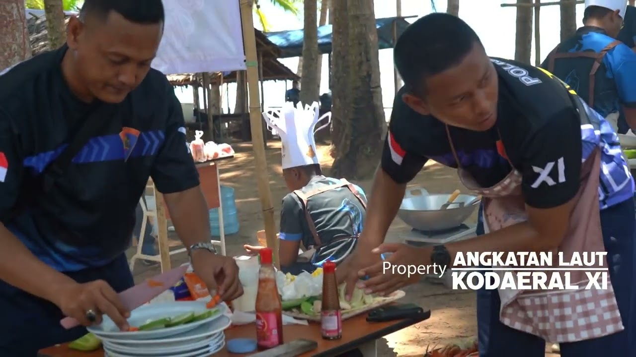 Dalam Rangka HUT Armada RI Tahun 2025, Kodaeral XI Gelar Lomba Memasak di Pantai Annasai Merauke.