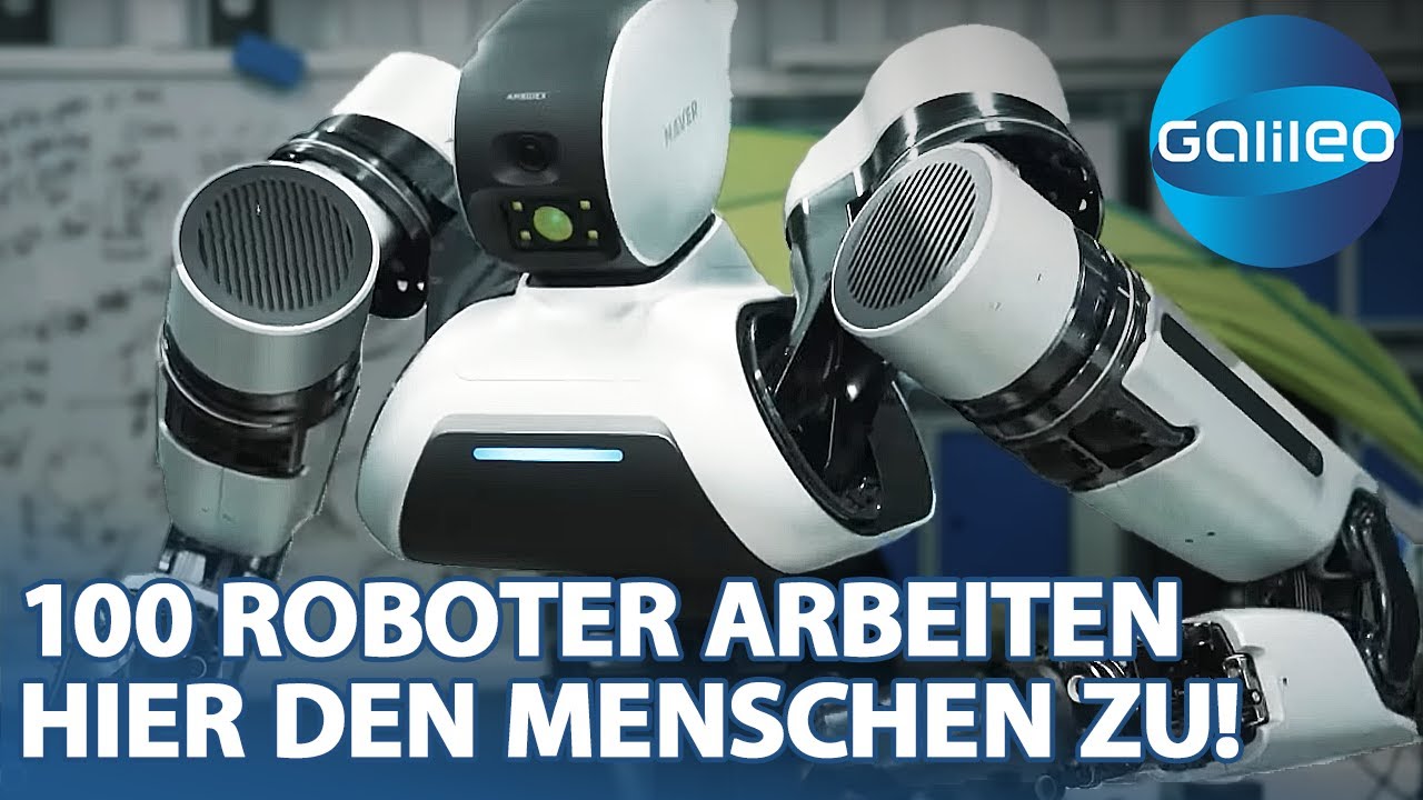 Gruselig oder cool? Ein Roboter als Bürokollege | Galileo | ProSieben