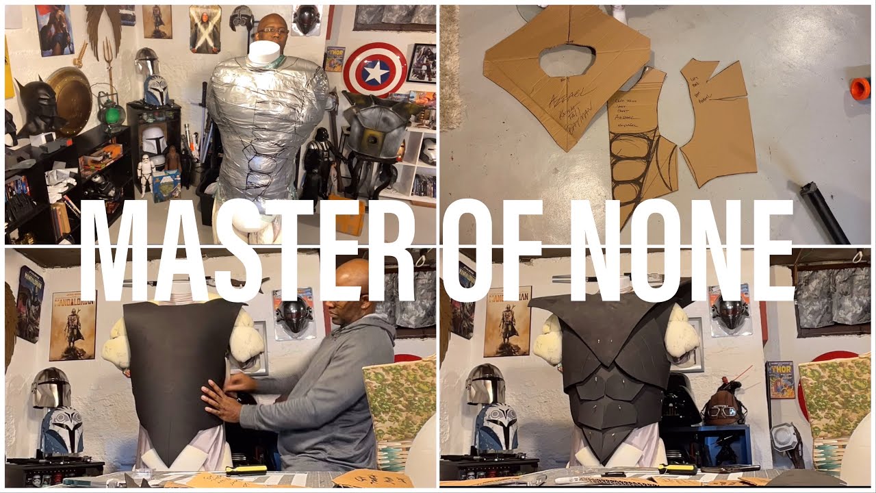 DIY BATMAN COSTUME COSPLAY AZRAEL BUILD PT 1