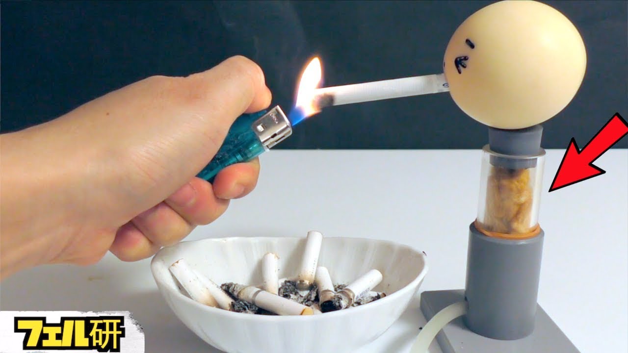 【実験】タバコがいかに体に悪いかが分かる実験/How Smoking CANNABIS / WEED for a Month Affects Your Lungs ● A Must See !