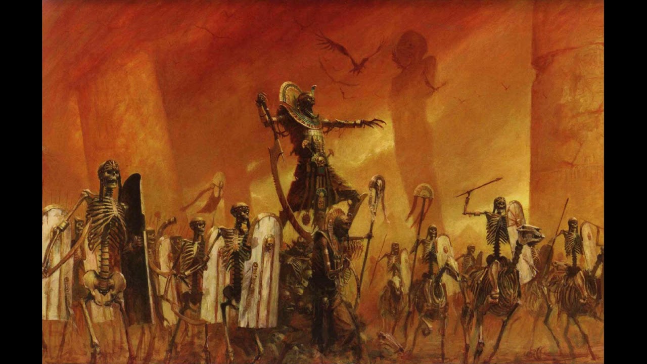 ASMR-история вселенной Warhammer | Рассказ о нескольких битвах с Царями гробниц