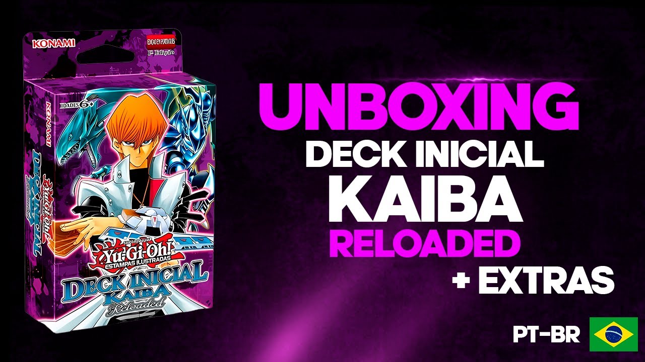 Unboxing Deck Inicial do Kaiba: Reloaded + Cartas Avulsas e Sleeves - YuGiOh! - (PT-BR)