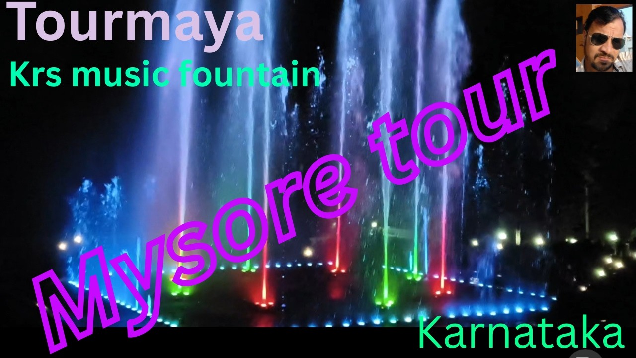 tourmaya in KRS music fountain at mysore karnataka.