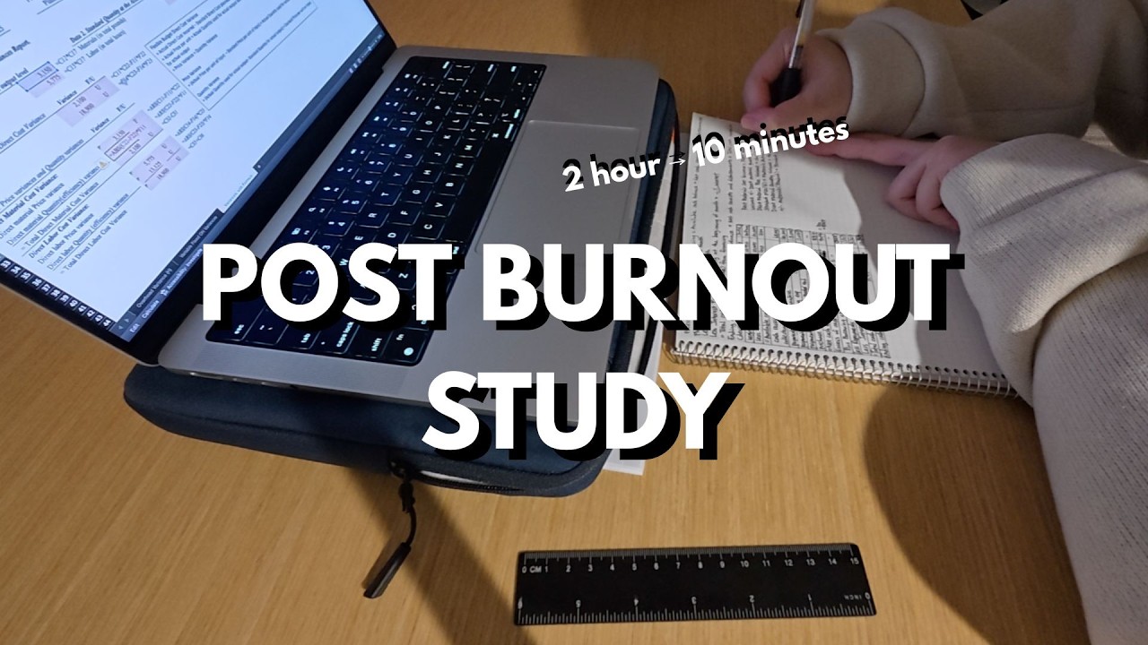 recovering from burnout 🕰️ locking in for 2 hours (sped up)