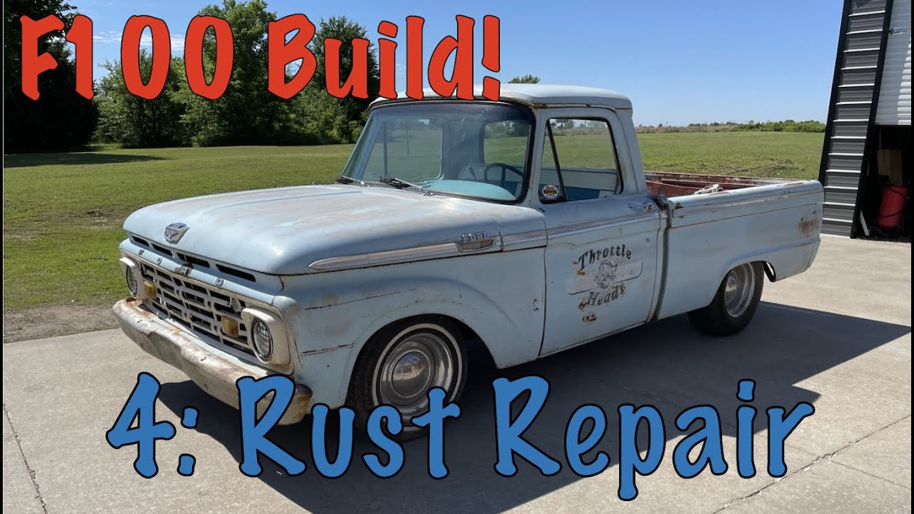 Проект по восстановлению Ford F100 1964 года! Часть 4: Ремонт ржавчины под кабиной.