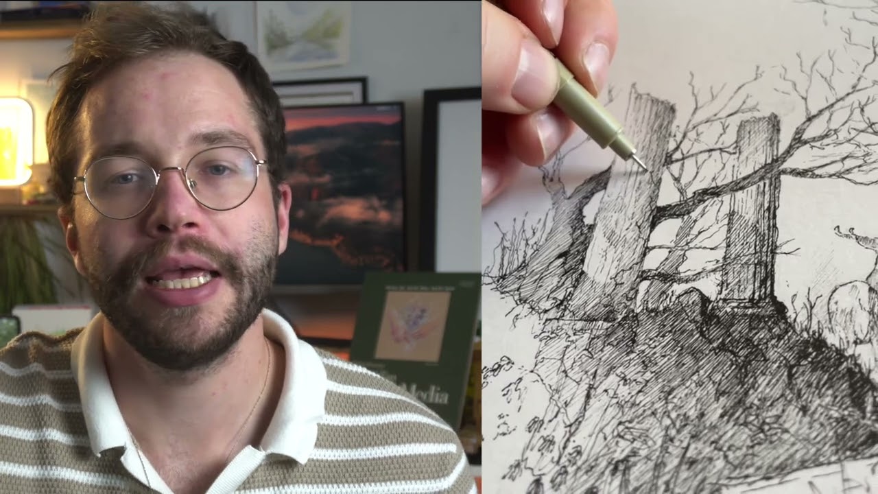 How to Sketch Realistic Landscapes!