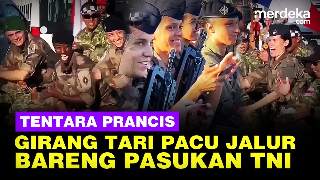Tentara Prancis Kegirangan Tari Pacu Jalur Bareng TNI Jelang Bastille Day, Temannya Kompak Merekam