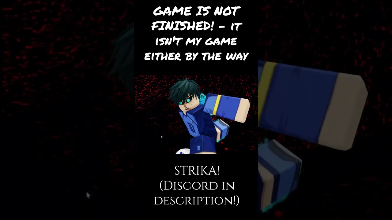 STRIKA! - Rin ability leak #anime #roblox #strika #bluelockgame